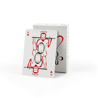 Jeu de cartes personnalisé, motif géométrique minimaliste moderne, jeu de cartes de poker contemporain, logo personnalisé, fournisseur d'usine OEM