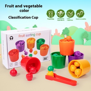 Montessori Early EducationClassification Cups Color Recognition Matching Training Montessori Educational Toy for Boys Girls - Product Image 5