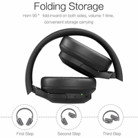 Casque Bluetooth à réduction de bruit supra-auriculaire, design confortable, batterie de 30 heures, ANC, réduction de bruit sans fil