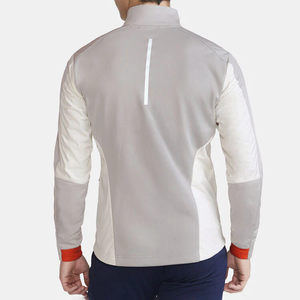 OEM 3 Block di colore giacca da corsa leggera da uomo antivento cappotto traspirante collo alto striscia riflettente per lo sport - Product Image 2