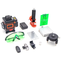4D vert auto-nivelant 360 degrés Horizontal Vertical 16 lignes niveau laser 4D niveau laser