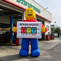 Mascotte gonflable géante personnalisée de style dessin animé, modèle gonflable publicitaire extérieur pour la promotion d'événements