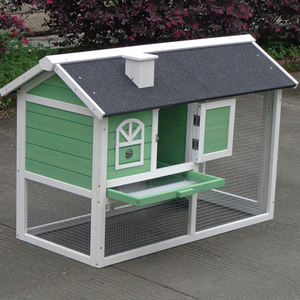 Clapier à lapin plat à motif solide avec <span class=keywords><strong>cage</strong></span> à lapin en bois fabriquée en Chine - Product Image 3