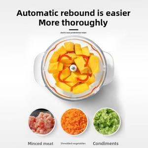 Hachoir <span class=keywords><strong>manuel</strong></span> multifonctionnel écologique et sûr pour aliments, légumes, viande et piments, idéal pour la cuisine domestique - Product Image 3