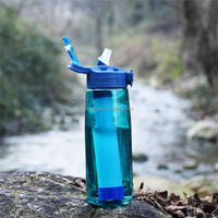 Nouvelle conception d'usine : Filtre à eau portable pour l'extérieur, augmente le pH, pour le voyage, le camping, la randonnée, la survie