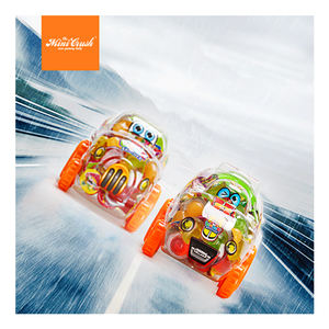 Toples Plastik Mainan Anak-anak, Permen Kenyal Halal Manis Dalam Toples Plastik untuk Mobil - Product Image 1