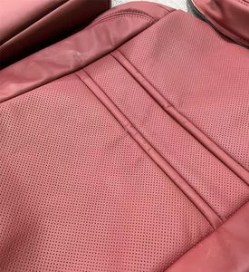 Fabricante venta naranja Nappa cuero coche <span class=keywords><strong>Interior</strong></span> asiento cubre acolchado bordado personalizado para Porsche 718 911 Cayman - Product Image 2