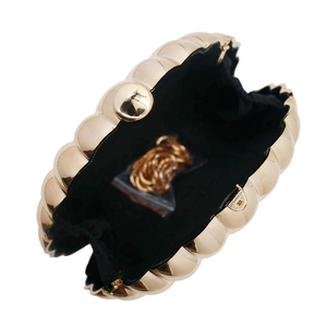 WuDiaoer, bolso de mano de acrílico brillante hecho a mano para mujer, bolso de noche metálico de forma única con decoración de perlas para vestido y fiesta de graduación - Product Image 6