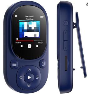 Lecteur MP3 personnalisé avec écran couleur, Bluetooth 5.3, radio FM, enregistreur vocal, carte TF 32 Go, appareil musical sportif - Product Image 1