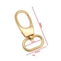 Metall Karabiner haken Drehbarer Schlüssel bund halter 19/25/32/38mm Hunde clips für Taschen Ovale Form Nagel Akzeptieren Sie benutzer definierte Logos Gürtel riemens chnalle