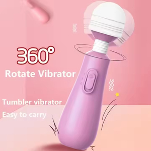Handheld Personal Massager for Women 360 Degree Rotating <b>Vibrator</b> with 2 Speeds Rechargeable for G-Spot and Clitoral Stimulation - Product Image 2