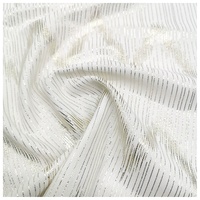 Conception personnalisée feuille d'impression paillettes koshibo tissu pour robe de soirée
