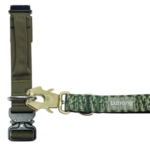 Laisse pour chien personnalisée de qualité supérieure, laisse tactique en nylon anti-traction à clip grenouille pour grandes races - Product Image 5