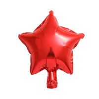 Ballon en feuille d'aluminium étoile dorée et argentée de 10 pouces, pentagramme, hélium, pour anniversaire d'enfants, mariage, Saint-Valentin, écologique, imprimé en sérigraphie