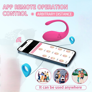 Bluetooth <span class=keywords><strong>Wireless</strong></span> Mobile APP telecomando indossabile Panty Silicone clitoride vibratore uova di salto per adulti giocattoli del sesso per donna - Product Image 5