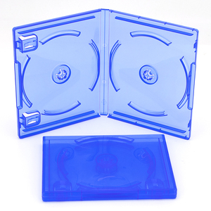SUNSHING Plastic / Replacement Game Cases Single Disc Blu-ray/<b>CD</b> Protective Storage Box Clear Blue <b>Customized</b> Printing - Product Image 5