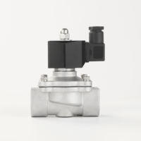 Vanne solénoïde à diaphragme en acier inoxydable Etrany, étanche, pour le contrôle de l'eau des fontaines, 12V 24V 220V