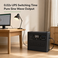 Estación de Energía Portátil P515 de 1500W, Generador Solar LiFePO4 de 1008Wh, UPS de 500W MPPT para Camping, RV, Respaldo Doméstico, Venta al por Mayor UE