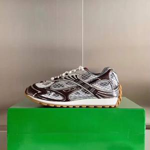 Couples Designer BV Retro Sneakers High Quality Lightweight Men's Low-Top Casual <b>Running</b> <b>Shoes</b> Platform Silver Walking Fabric - Product Image 3