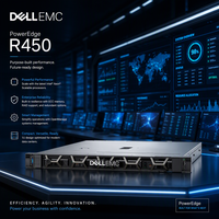 Servidor Dell PowerEdge R450 para Montaje en Rack con Gestión de Sistema iDRAC9 y Almacenamiento Hot Plug