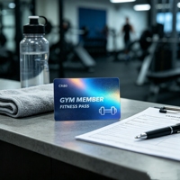 Tarjetas Inteligentes RFID NFC con Chip F08 de 13.56MHz, Personalizadas con Efecto Holográfico de PVC, Resistentes al Agua y a la Intemperie, para Miembros VIP de Hoteles y Negocios