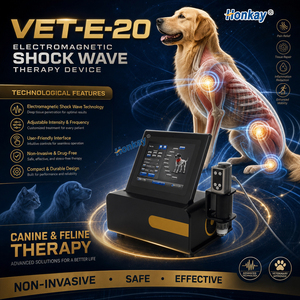 Appareil de thérapie par ondes de choc de haute qualité à 7 têtes pour animaux, améliore la circulation sanguine, équipement de thérapie par ondes de choc pour vétérinaires - Product Image 1