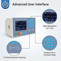 Medidores de Flujo de Agua con Pantalla LCD Digital Aice Tech, Controlador de Flujo, Sistema de Control Cuantitativo de Flujo de Agua Industrial