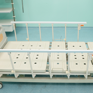 Ручная Больничная койка с регулировкой кривошипа для спальных и ножных секций сверхпрочная стальная рама Lekang LK-B1 - Product Image 6