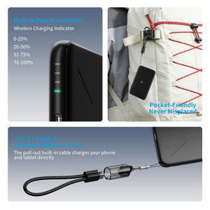 Banco de Energía NCC WS-T192BP de 5000 mAh con Carga Rápida de 25 W, Negro - Product Image 5