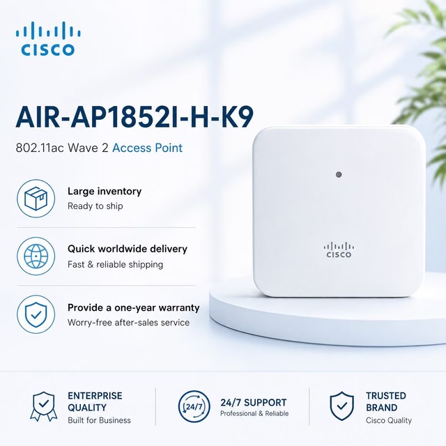 AIR-AP1852I-H-K9 Cisco Wireless Access Point H Domain AIR-AP1852I-H-K9