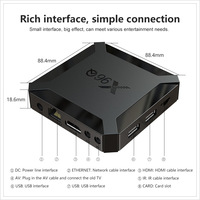 X96q Android 10.0 Smart TV Box, Chip Allwinner H313, Salida 4K, Opciones de 1GB 8GB 2GB 16GB de RAM ROM con Soporte WiFi