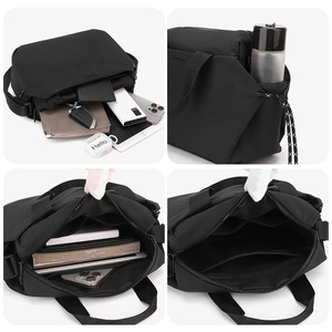 Sac à bandoulière étanche pour hommes, sac de voyage à bandoulière, sac messager multifonctionnel, sac à bandoulière d'extérieur de grande capacité - Product Image 4