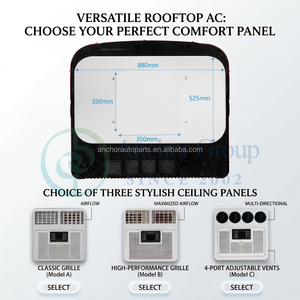 แอร์จอดรถ 12V แอร์หลังคา 24V สำหรับรถบ้านแบบพกพา แอร์แยกส่วนกำลังสูง ผู้จัดจำหน่ายขายส่ง แอร์รถยนต์แบบเร็ว - Product Image 3