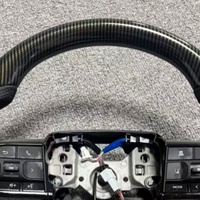 Offre exclusive Volant en fibre de carbone pour Toyota Alphard 20 30 Camry Hilux Land Cruiser LC200 LC300 Prado 120 150 200
