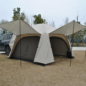 <span class=keywords><strong>Tiple</strong></span> Layers SUV Carpa Car Camping Car Carpa-Portón trasero Carpa SUV Carpas para acampar, Carpa para dormir para 4 personas, Carpas para automóviles con toldo - Product Image 4