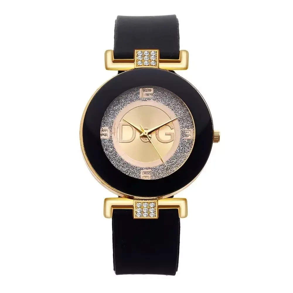 Montre à Quartz en Silicone CH couleur bonbon pour femmes