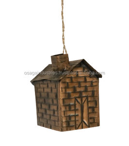 BEST SELLING CHRISTMAS HANGING HUT ORNAMENT CHRISTMAS ARTWARE SUPPLY <b>TREE</b> DECORATION HIGH QUALITY METAL - Product Image 2