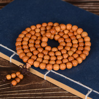 Chapelet naturel en bois de santal, collier de perles en vrac 108 perles mala colliers Bracelet