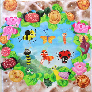 Lindos juguetes para gatos de la serie Insect con función de dentición autocurativa Juguetes de peluche para mascotas infundidos con hierba gatera hecha de algodón PP - Product Image 3