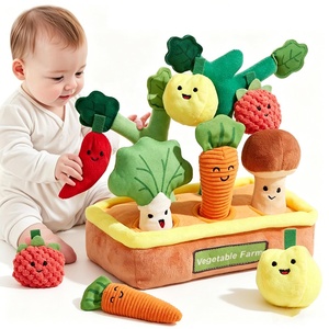 Jouets en peluche éducatifs Montessori MILI pour enfants : Ferme et jardin <span class=keywords><strong>potager</strong></span> pour bébés - Product Image 1