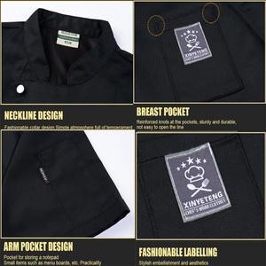 Salopette de cuisine d'été à manches courtes pour hommes - Product Image 2