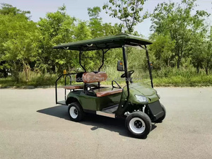 Voiturette <span class=keywords><strong>de</strong></span> golf électrique 4 places fabriquée en Chine, véhicule électrique économique pour les quartiers, idéale pour les propriétés privées et les travaux en extérieur - Product Image 4