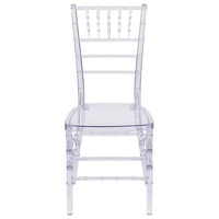 Chaises transparentes empilables, portables et pliables pour événements, mariages, fêtes, banquets, hôtels, directement de l'usine