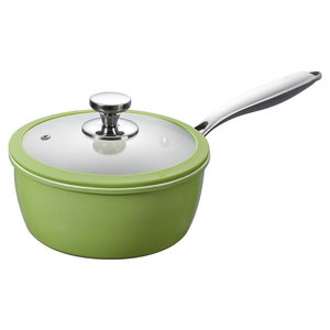 Olla antiadherente <span class=keywords><strong>para</strong></span> leche pequeña de 16/18/20cm <span class=keywords><strong>para</strong></span> el hogar, sartén profunda con tapa, sartén <span class=keywords><strong>para</strong></span> salsa de hierro, olla saludable, Material de hierro, cerámica - Product Image 1
