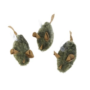 Cat self-entertainment toy, squeaky mouse, intelligent <b>sensor</b>, <b>light</b> trigger sound, plush realistic little mouse, cat toy <b>for</b> - Product Image 3