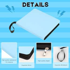 Album <span class=keywords><strong>photo</strong></span> portable <span class=keywords><strong>pour</strong></span> <span class=keywords><strong>Polaroid</strong></span> Instax Wide Film, photos carrées, <span class=keywords><strong>livre</strong></span> de rangement avec étui à fermeture éclair, organisateur de souvenirs de voyage, cadeau - Product Image 6