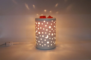 Calentador de Velas Eléctrico de Cerámica <span class=keywords><strong>con</strong></span> Función de Derretimiento de Cera y <span class=keywords><strong>Aceite</strong></span> Aromático, Lámpara Multi-Enchufe Altamente Perfumada - Product Image 3