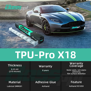 ฟิล์มป้องกันสี X18 8.25mil <span class=keywords><strong>โปร</strong></span>กาวลาเทมเปอร์100เปอร์เซ็นต์รับประกัน8ปี - Product Image 3