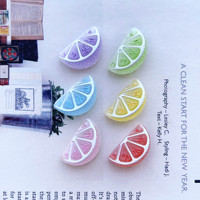 Citroen DIY harscharms fruit voedsel sinaasappelplakje voor DIY haarclips telefoonhoesjes schoensluitingen