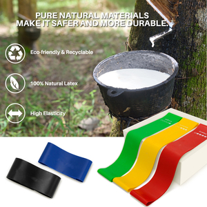 Bande di resistenza Logo personalizzato Yoga palestra esercizio bottino borsa in tessuto per l'anca imballaggio personalizzato Nylon colore forza caratteristica materiale origine - Product Image 3